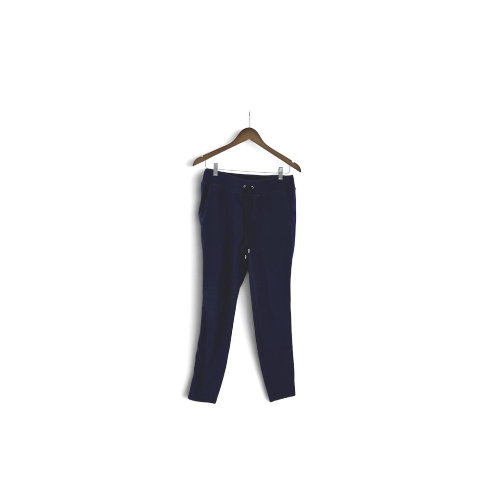 Lauren Ralph Lauren Navy Blue Side Stripe Joggers Drawstring Track Pants Medium